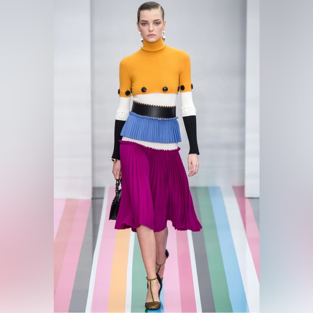 Salvatore Ferragamo fall winter 2016 runway dress